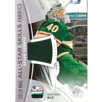Jersey karty - Dubnyk Devan - 2019-20 SP Game Used 19 All Star Skills Fabrics No.AS-DU