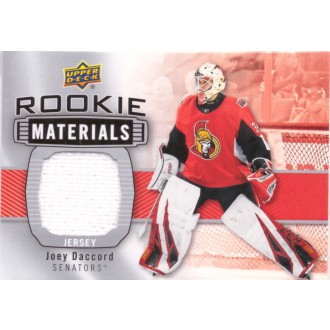Jersey karty - Daccord Joey - 2019-20 Upper Deck Rookie Materials red No.RM-JD