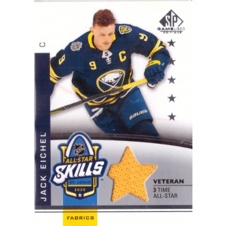 Jersey karty - Eichel Jack - 2020-21 SP Game Used 2020 NHL All Star Skills Fabrics orange No.ASV-JE