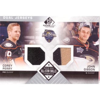 Jersey karty - Perry Corey, Gibson John - 2016-17 SP Game Used All Star Skills Dual Fabrics 2clrs No.AS2-PG