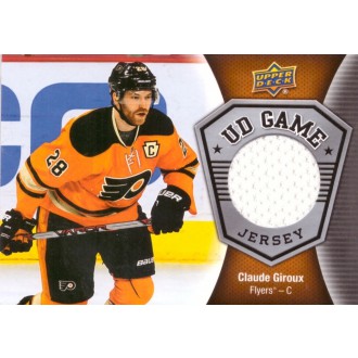 Jersey karty - Giroux Claude - 2016-17 Upper Deck Game Jerseys No.GJ-CG