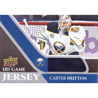 Jersey karty - Hutton Carter - 2020-21 Upper Deck Game Jerseys blue No.GJ-CH