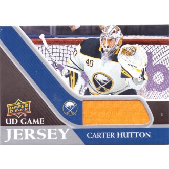 Jersey karty - Hutton Carter - 2020-21 Upper Deck Game Jerseys orange No.GJ-CH