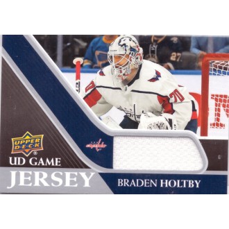 Jersey karty - Holtby Braden - 2020-21 Upper Deck Game Jerseys white No.GJ-HO