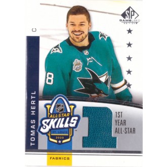 Jersey karty - Hertl Tomáš - 2020-21 SP Game Used 2020 NHL All Star Skills Fabrics 1st Year No.AS1-TH