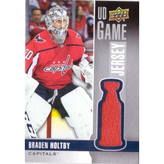 Jersey karty - Holtby Braden - 2019-20 Upper Deck Game Jerseys red No.GJ-BH