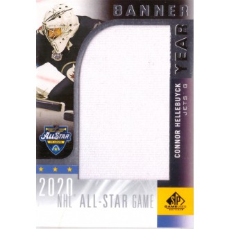 Jersey karty - Hellebuyck Connor - 2020-21 SP Game Used 2020 NHL All Star Game Banner Year Relics white No.AS20-CH