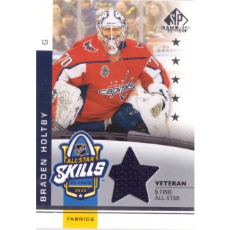 Jersey karty - Holtby Braden - 2020-21 SP Game Used 2020 NHL All Star Skills Fabrics blue No.ASV-BH