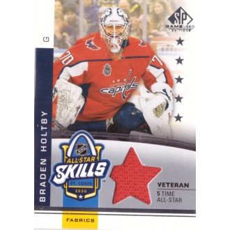 Jersey karty - Holtby Braden - 2020-21 SP Game Used 2020 NHL All Star Skills Fabrics red No.ASV-BH