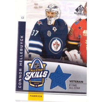 Jersey karty - Hellebuyck Connor - 2020-21 SP Game Used 2020 NHL All Star Skills Fabrics blue No.ASV-CH