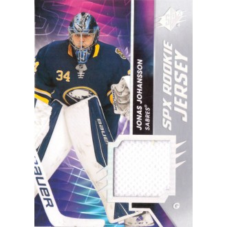 Jersey karty - Johansson Jonas - 2020-21 SPx Rookie Jerseys white No.RJ-JJ