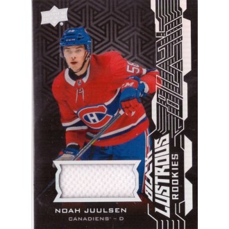 Jersey karty - Juulsen Noah - 2018-19 SPx UD Black Lustrous Rookies Jerseys No.LR-NJ