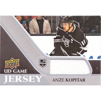 Jersey karty - Kopitar Anze - 2020-21 Upper Deck Game Jerseys white No.GJ-AN