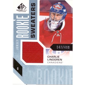 Jersey karty - Lindgren Charlie - 2016-17 SP Game Used Rookie Sweaters No.RS-CL