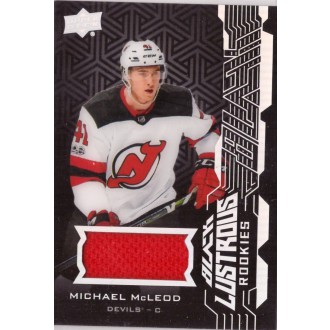Jersey karty - McLeod Michael - 2018-19 UD Black Lustrous Rookies Jerseys No.LR-MM