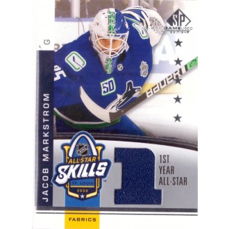 Jersey karty - Markstrom Jacob - 2020-21 SP Game Used 2020 NHL All Star Skills Fabrics 1st Year No.AS1-JM