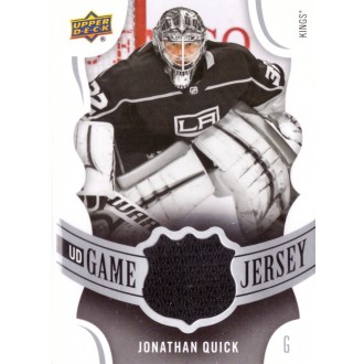 Jersey karty - Quick Jonathan - 2018-19 Upper Deck Game Jerseys black No.GJ-JQ