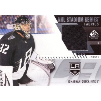 Jersey karty - Quick Jonathan - 2020-21 SP Game Used 2020 NHL Stadium Series Fabrics No.SSF-JO