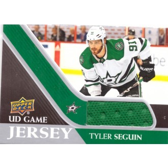 Jersey karty - Seguin Tyler - 2020-21 Upper Deck Game Jerseys green No.GJ-TS