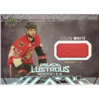 Jersey karty - White Colin - 2017-18 SPx UD Black Lustrous Rookies Jerseys red No.LR-CW