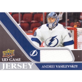 Jersey karty - Vasilevskiy Andrei - 2020-21 Upper Deck Game Jerseys No.GJ-AV