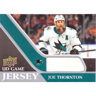 Jersey karty - Thornton Joe - 2020-21 Upper Deck Game Jerseys No.GJ-TH