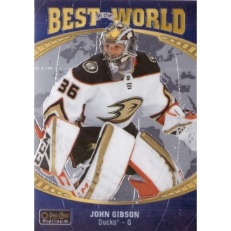 Insertní karty - Gibson John - 2019-20 O-Pee-Chee Platinum Best in the World No.BW1