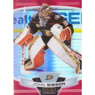 Paralelní karty - Gibson John - 2019-20 O-Pee-Chee Platinum Red Prism No.60
