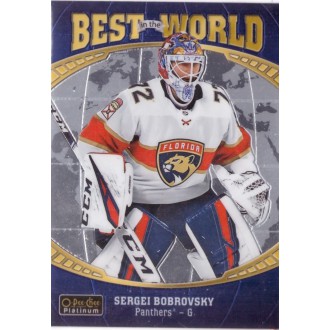 Insertní karty - Bobrovsky Sergei - 2019-20 O-Pee-Chee Platinum Best in the World No.BW4