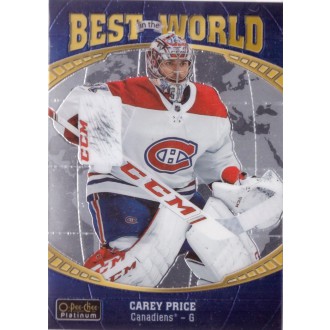 Insertní karty - Price Carey - 2019-20 O-Pee-Chee Platinum Best in the World No.BW10
