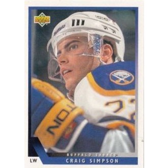 Řadové karty - Simpson Craig - 1993-94 Upper Deck No.430