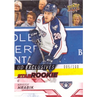 Karty CHL - Hrabík Kryštof - 2018-19 Upper Deck CHL Exclusives No.312