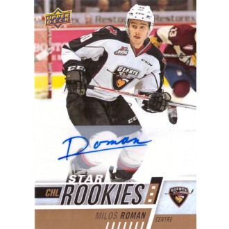 Podepsané karty - Roman Miloš - 2017-18 Upper Deck CHL Autographs No.340