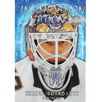 Insertní karty - Bobrovsky Sergei - 2020-21 Metal Universe Intimidation Nation No.IN10