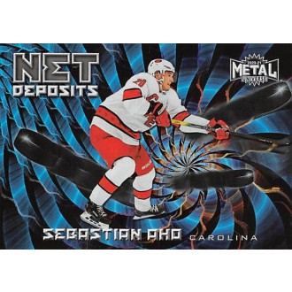 Insertní karty - Aho Sebastian - 2020-21 Metal Universe Net Deposits No.ND9