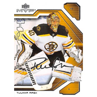 Insertní karty - Rask Tuukka - 2021-22 MVP 20th Anniversary No.21