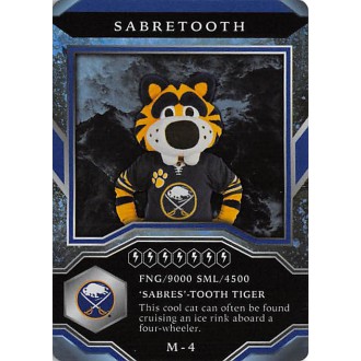 Insertní karty - Sabretooth - 2021-22 MVP Mascot Gaming Cards No.M4