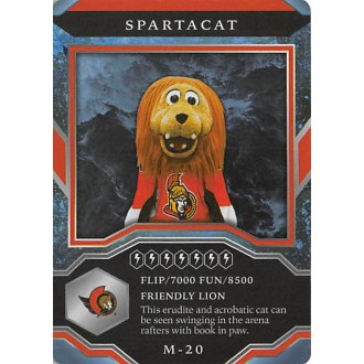 Insertní karty - Spartacat - 2021-22 MVP Mascot Gaming Cards No.M20
