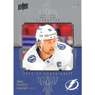 Insertní karty - Stamkos Steven - 2021-22 Upper Deck Honor Roll No.HR27
