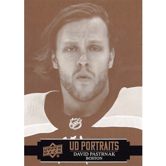 Insertní karty - Pastrňák David - 2021-22 Upper Deck UD Portraits No.P18