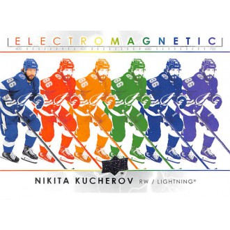 Insertní karty - Kucherov Nikita - 2021-22 Upper Deck Electromagnetic No.EM29