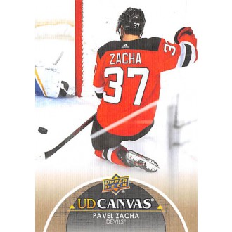 Insertní karty - Zacha Pavel - 2021-22 Upper Deck Canvas No.C50