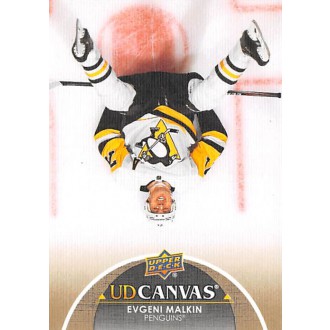Insertní karty - Malkin Evgeni - 2021-22 Upper Deck Canvas No.C64