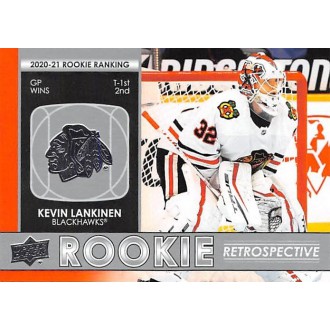 Insertní karty - Lankinen Kevin - 2021-22 Upper Deck Rookie Retrospective No.RR7