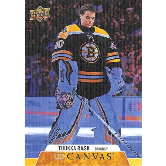 Insertní karty - Rask Tuukka - 2020-21 Upper Deck Canvas No.C6