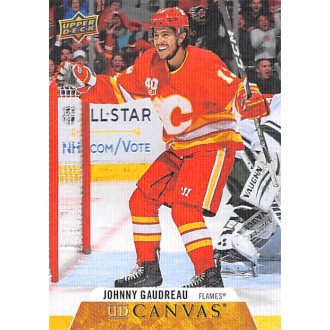 Insertní karty - Gaudreau Johnny - 2020-21 Upper Deck Canvas No.C11