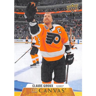 Insertní karty - Giroux Claude - 2020-21 Upper Deck Canvas No.C60