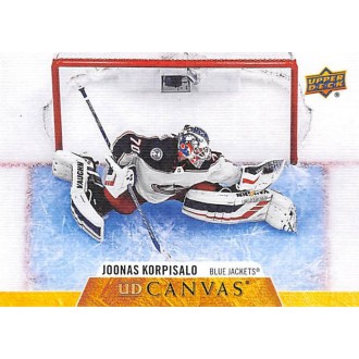 Insertní karty - Korpisalo Joonas - 2020-21 Upper Deck Canvas No.C146