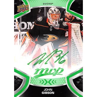 Paralelní karty - Gibson John - 2021-22 MVP Green Script No.40