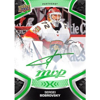 Paralelní karty - Bobrovsky Sergei - 2021-22 MVP Green Script No.75